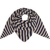 MARTA DU CHATEAU Marta du Chateau dam halsduk MdcKitte BA-4082 Scarf Navy/Taupe