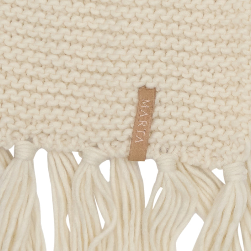 MARTA DU CHATEAU Marta du Chateau dam halsduk MdcMilena 172-1002 Scarf Off White