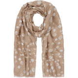 MARTA DU CHATEAU Marta du Chateau dam halsduk MdcNimma FA37238 Scarf Light Coffee