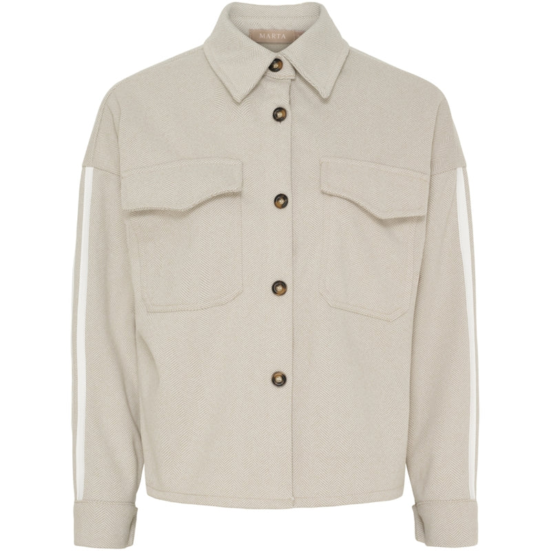 MARTA DU CHATEAU Marta du Chateau dam jacka MdcAvalon 258918PM Shirt Beige1
