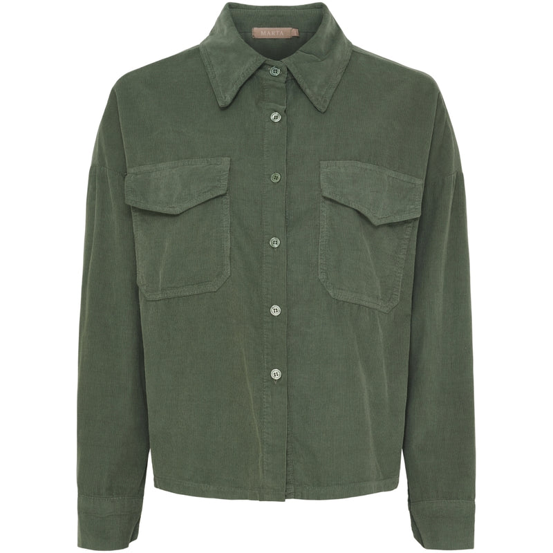 MARTA DU CHATEAU Marta du Chateau dam jacka MdcBirdie 258918V Shirt Kaki176