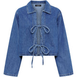 MARTA DU CHATEAU Marta du Chateau dam jacka MdcErin MDC248-V9105 Denim Jacket Blue Denim