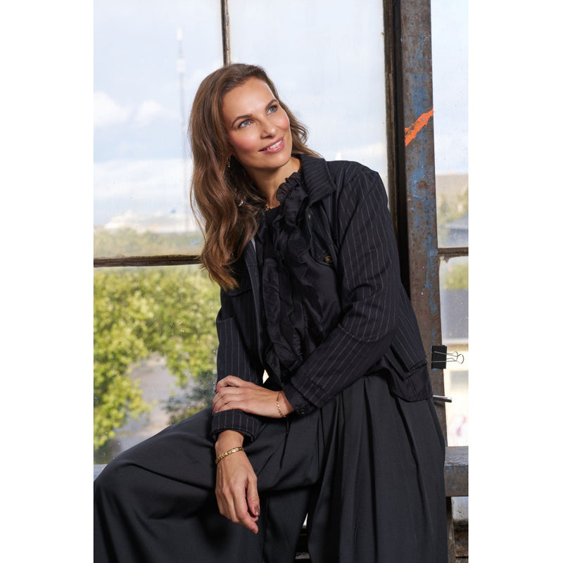 MARTA DU CHATEAU Marta du Chateau dam jacka MdcOpal 83769 Jacket Black6