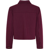 MARTA DU CHATEAU Marta du Chateau dam jacka MdcOpal 83769 Jacket Bordeaux6269