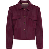 MARTA DU CHATEAU Marta du Chateau dam jacka MdcOpal 83769 Jacket Bordeaux6269