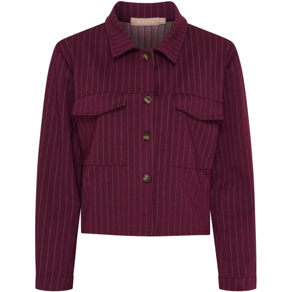 MARTA DU CHATEAU Marta du Chateau dam jacka MdcOpal 83769 Jacket Bordeaux6269