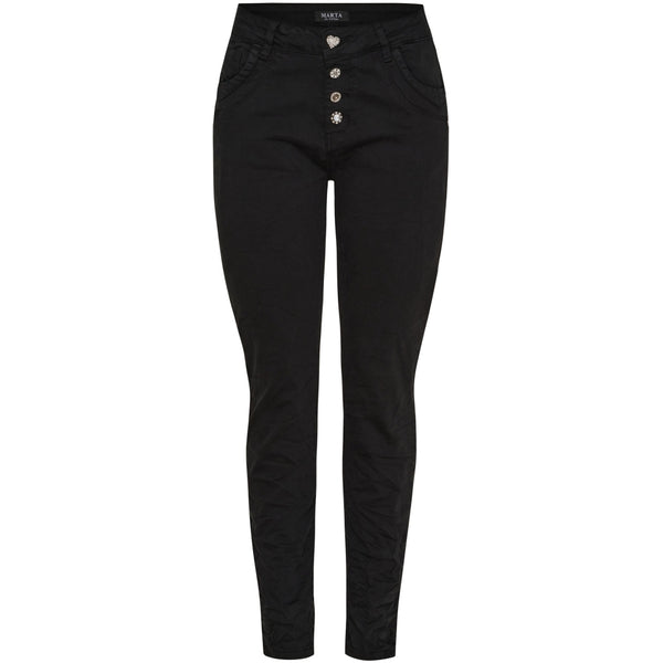 MARTA DU CHATEAU Marta du Chateau dam jeans MdcNahla MDC227-2533 Jeans Black Denim