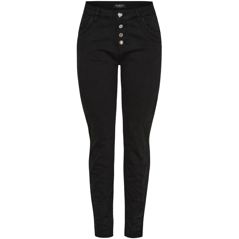 MARTA DU CHATEAU Marta du Chateau dam jeans MdcNahla MDC227-2533 Jeans Black Denim