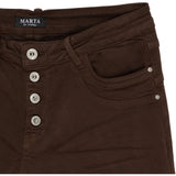 MARTA DU CHATEAU Marta du Chateau dam jeans MdcNoma MDC230-8710 Jeans Brown