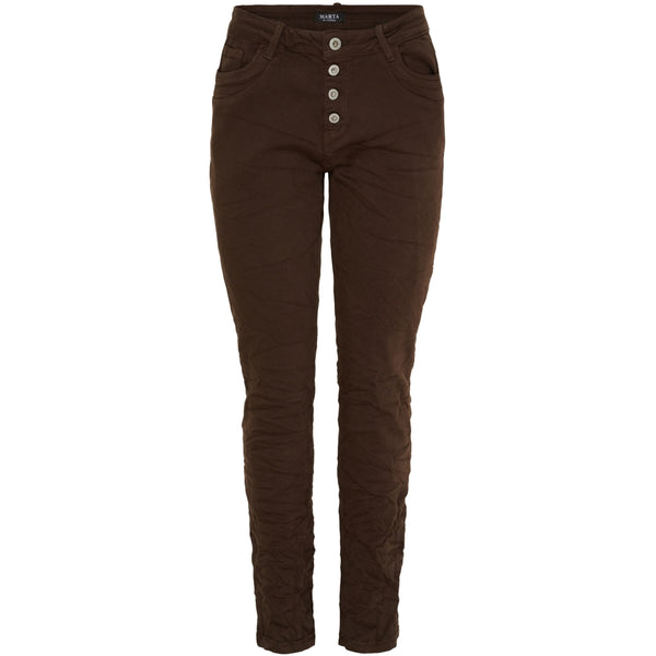 MARTA DU CHATEAU Marta du Chateau dam jeans MdcNoma MDC230-8710 Jeans Brown