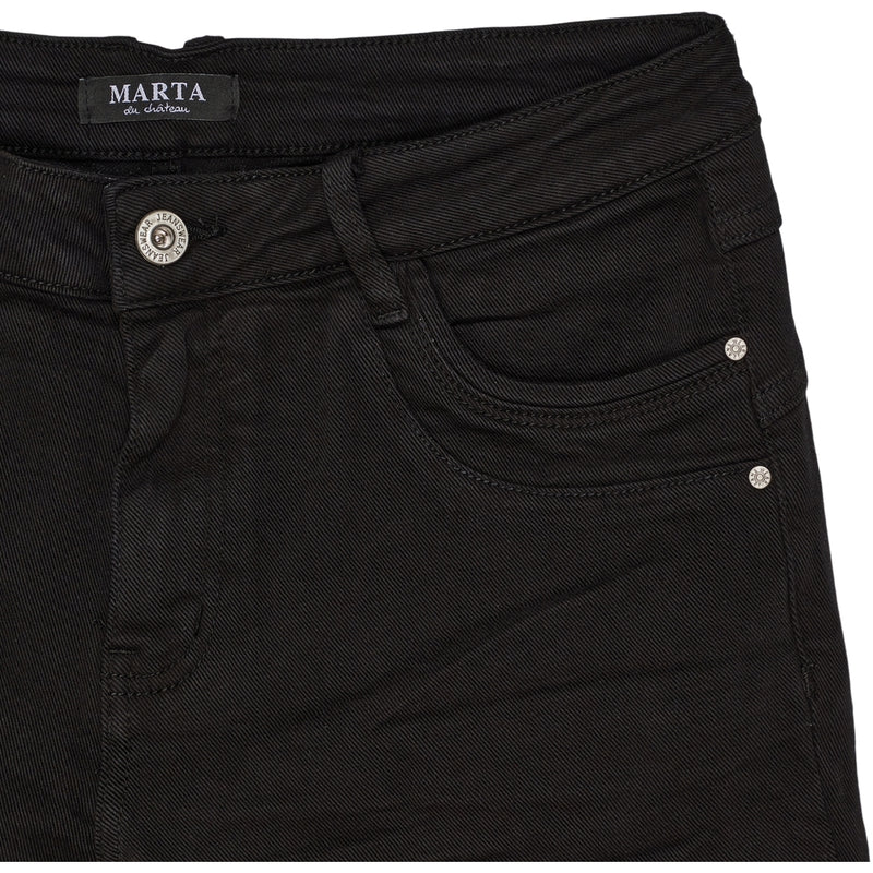 MARTA DU CHATEAU Marta du Chateau dam jeans MdcNora MDC229-8711 Jeans Black