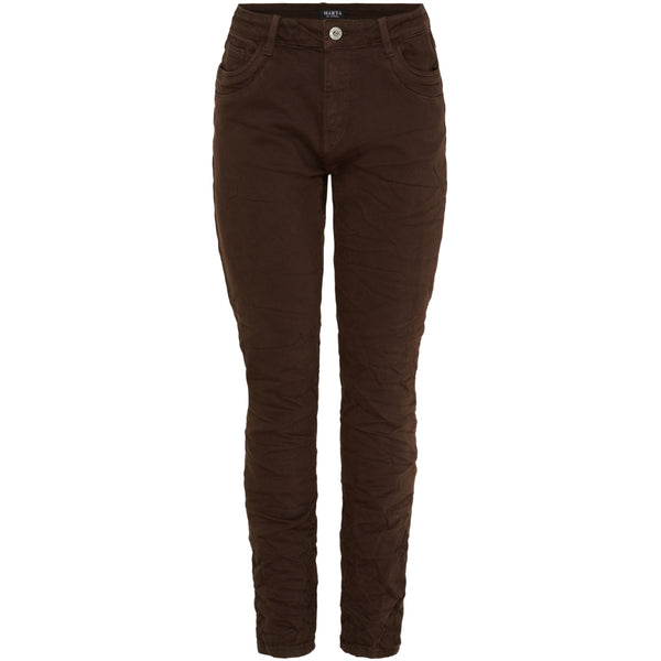 MARTA DU CHATEAU Marta du Chateau dam jeans MdcNora MDC229-8711 Jeans Brown