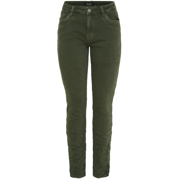 MARTA DU CHATEAU Marta du Chateau dam jeans MdcNora MDC229-8711 Jeans Military