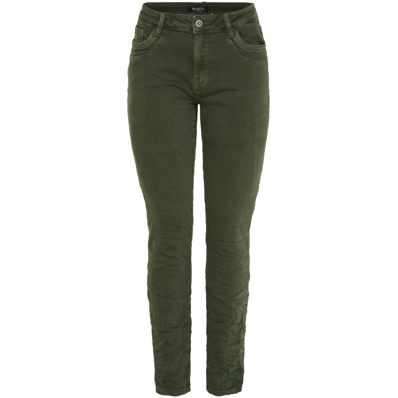 MARTA DU CHATEAU Marta du Chateau dam jeans MdcNora MDC229-8711 Jeans Military