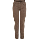 MARTA DU CHATEAU Marta du Chateau dam jeans MdcNora MDC229-8711 Jeans Mocha Brown