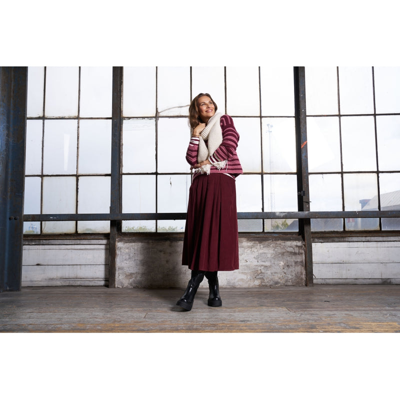 MARTA DU CHATEAU Marta du Chateau dam kjol MdcCiela 257080V Skirt Bordeaux6269