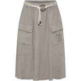 MARTA DU CHATEAU Marta du Chateau dam kjol MdcEvania 70097 Skirt Fango