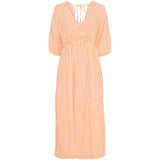 MARTA DU CHATEAU Marta du Chateau dam klänning MdcAmaris 7315A Dress Orange Fluo
