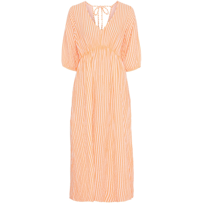 MARTA DU CHATEAU Marta du Chateau dam klänning MdcAmaris 7315A Dress Orange Fluo