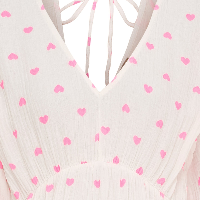 MARTA DU CHATEAU Marta du Chateau dam klänning MdcAndrea 7315 Dress PINK HEART