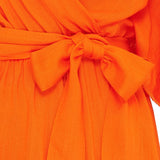 MARTA DU CHATEAU Marta du Chateau dam klänning MdcArianna 21510M Dress Arancio130