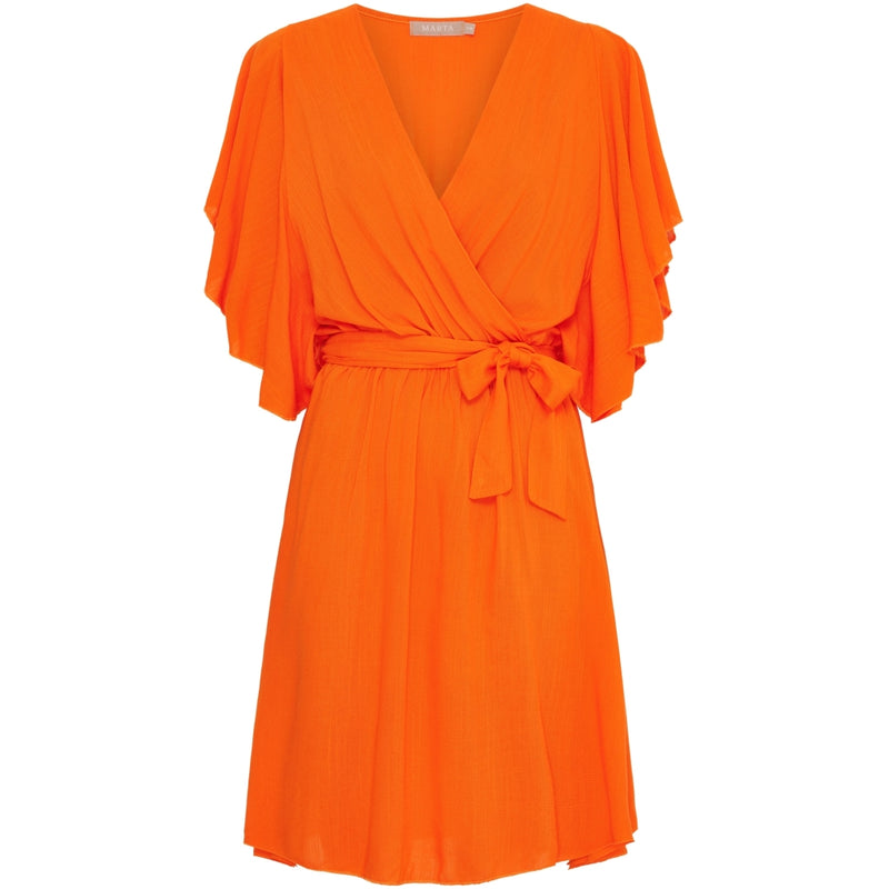 MARTA DU CHATEAU Marta du Chateau dam klänning MdcArianna 21510M Dress Arancio130