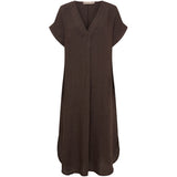 MARTA DU CHATEAU Marta du Chateau dam klänning MdcAstra TC59555M Dress Mocha93913