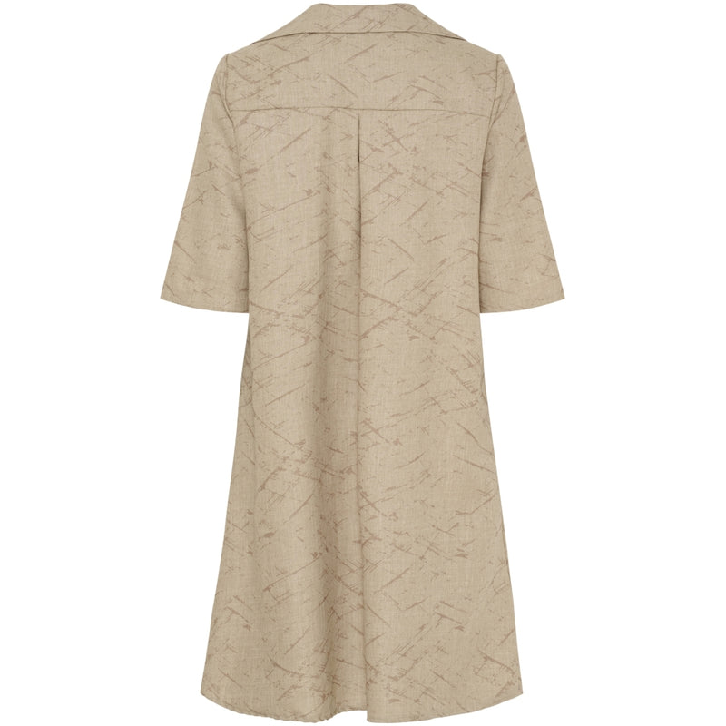 MARTA DU CHATEAU Marta du Chateau dam klänning MdcBernice 259350 Dress Camel Print