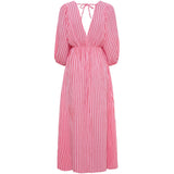 MARTA DU CHATEAU Marta du Chateau dam klänning MdcClario 84642 Dress Red/Baby Pink