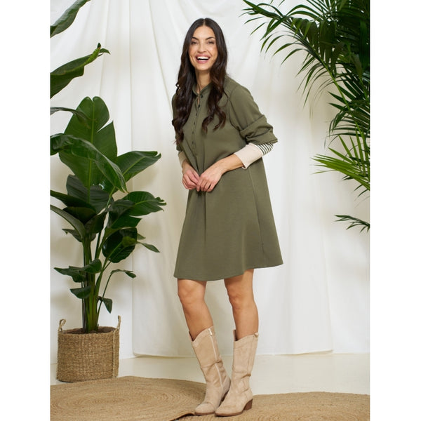 MARTA DU CHATEAU Marta du Chateau dam klänning MdcCybele 32166/A Dress Kaki