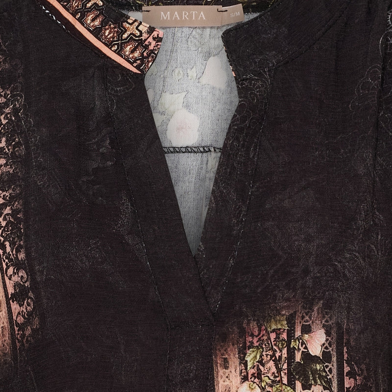 MARTA DU CHATEAU Marta du Chateau dam klänning MdcGoldie 7474 Dress Nero5295tpg