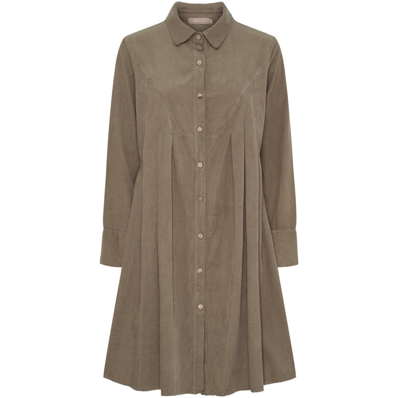 MARTA DU CHATEAU Marta du Chateau dam klänning MdcGunvor 7411 Dress Fango