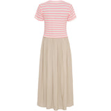 MARTA DU CHATEAU Marta du Chateau dam klänning MdcIngfrid 7334 Dress Beige/Pink