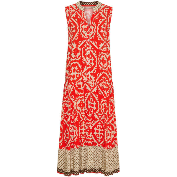 MARTA DU CHATEAU Marta du Chateau dam klänning MdcLucie 259153 Dress Red/Beige
