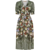 MARTA DU CHATEAU Marta du Chateau dam klänning MdcLydia 25216 Dress Military0460