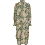 MARTA DU CHATEAU Marta du Chateau dam klänning MdcMoss 7617- Dress Military7663tpg