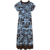 MARTA DU CHATEAU Marta du Chateau dam klänning MdcMuse 8405 Dress Blue/Marrone