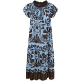 MARTA DU CHATEAU Marta du Chateau dam klänning MdcMuse 8405 Dress Blue/Marrone