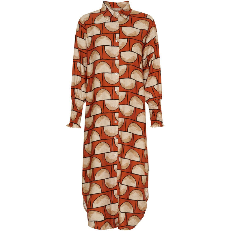 MARTA DU CHATEAU Marta du Chateau dam klänning MdcNatty 7617 Dress Coccio 4024