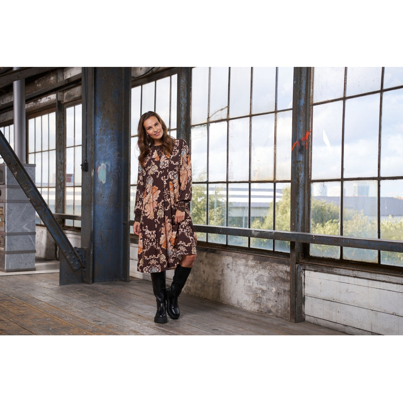 MARTA DU CHATEAU Marta du Chateau dam klänning MdcParsley 7622 Dress Marrone2891tps