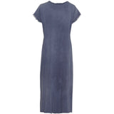 MARTA DU CHATEAU Marta du Chateau dam klänning MdcRosalia 22625 Dress Dark Blue/Arancio Fluo