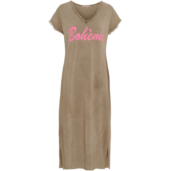 MARTA DU CHATEAU Marta du Chateau dam klänning MdcRosalia 22625 Dress Marrone/Fuxia Fluo