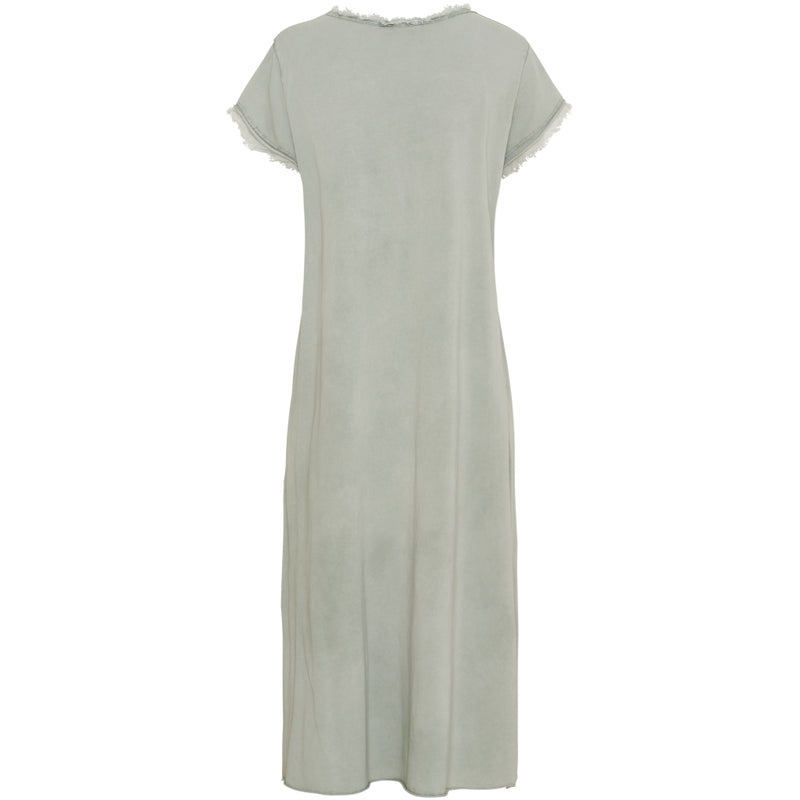 MARTA DU CHATEAU Marta du Chateau dam klänning MdcRosalia 22625 Dress Military/Arancio Fluo