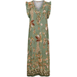 MARTA DU CHATEAU Marta du Chateau dam klänning MdcVigdis 6303 Dress Kaki3142Tps