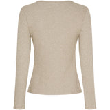 MARTA DU CHATEAU Marta du Chateau dam långärmad T-shirt 38915M LS Tee Beige