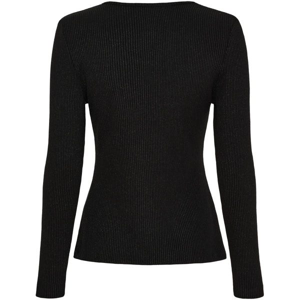 MARTA DU CHATEAU Marta du Chateau dam långärmad T-shirt 38915M LS Tee Black