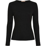 MARTA DU CHATEAU Marta du Chateau dam långärmad T-shirt 38915M LS Tee Black