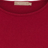 MARTA DU CHATEAU Marta du Chateau dam långärmad T-shirt 38915M LS Tee Bordeaux