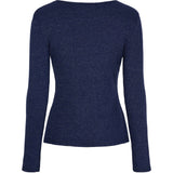 MARTA DU CHATEAU Marta du Chateau dam långärmad T-shirt 38915M LS Tee Navy