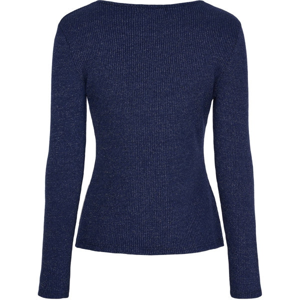 MARTA DU CHATEAU Marta du Chateau dam långärmad T-shirt 38915M LS Tee Navy